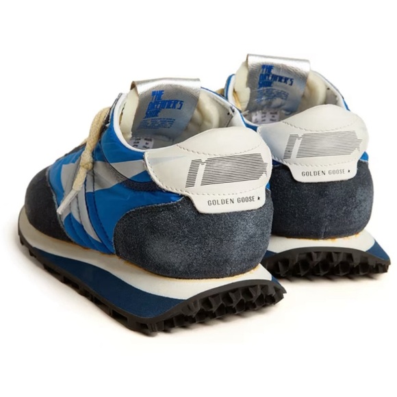 Golden Goose Men Marathon Sneaker Blue Navy NIB Auth - Picture 4 of 5